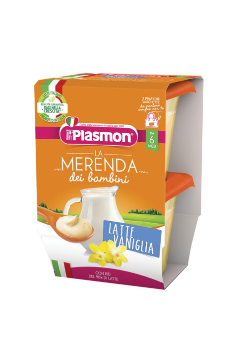 PLASMON Mer.Latte/Van.2x120g