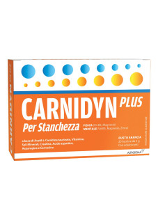 Carnidyn Plus Integratore per Stanchezza Fisica e Mentale, 20 Bustine