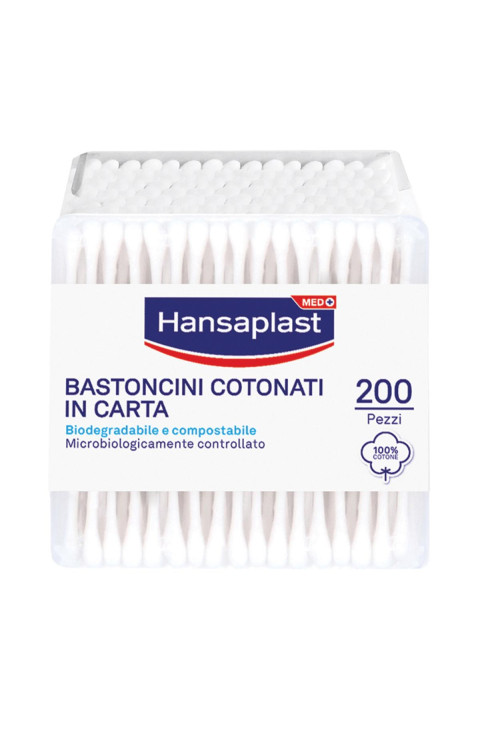 Hansaplast Bastoncini Cotone, 200 Bastoncini
