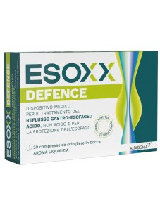 EsoXX Defence Dispositivo Medico per Reflusso Gastro-Esofageo, 20 Compresse