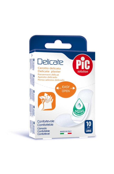 Pic Delicate Cerotto Antibatterico 25 x 72 mm 10 Pezzi Pic Delicate Cerotto Antibatterico 25 x 72 mm 10 Pezzi