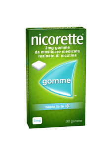 Nicorette 2 Mg Gomme Da Masticare Medicate Gusto Menta Forte 30 Gomme