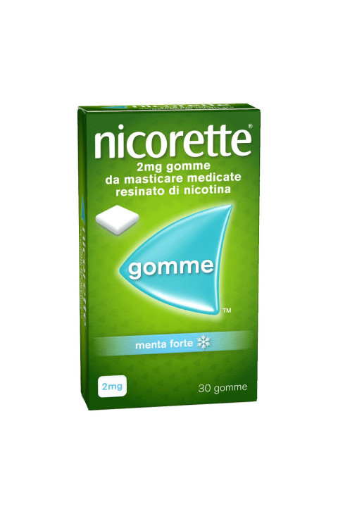 Nicorette 2 Mg Gomme Da Masticare Medicate Gusto Menta Forte 30 Gomme