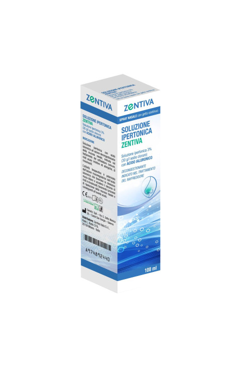 Zentiva Soluzione Ipertonica 3% con Acido Ialuronico Spray Nasale, 100ml
Zentiva Soluzione Ipertonica 3% con Acido Ialuronico Spray Nasale, 100ml