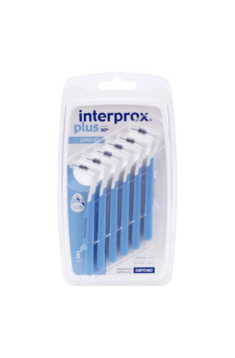 INTERPROX PLUS CONICO BLU 6PZ