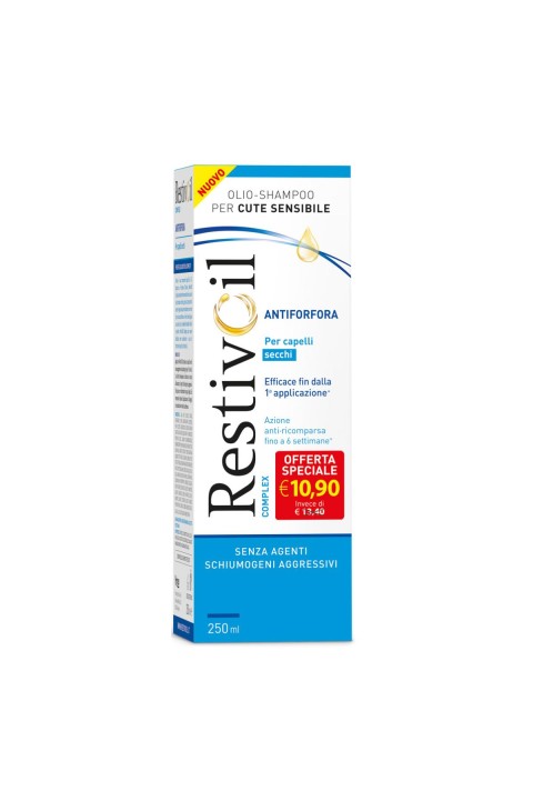 RestivOil Complex Antiforfora Olio-Shampoo per Capelli Secchi, 250ml
