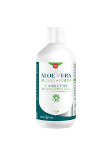 Erba Vita Aloe Vera - Succo e Polpa Integratore Antiossidante, 1 Litro