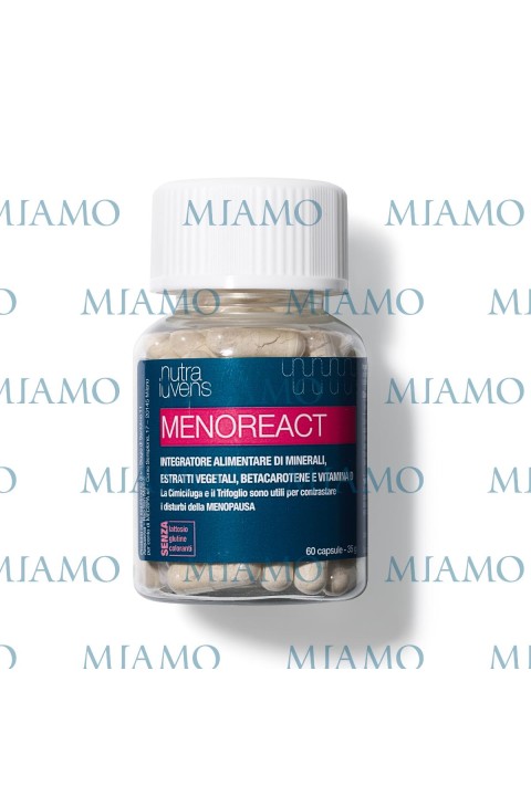 Miamo Nutraiuvens Menoreact Integratore Alimentare, 60 Capsule