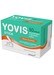 Yovis Stick Integratore 50 Miliardi di Fermenti Lattici Vivi, 20 Stick
