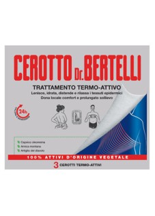 Bertelli Cerotto Trattamento Termo-Attivo, 3 Pezzi
