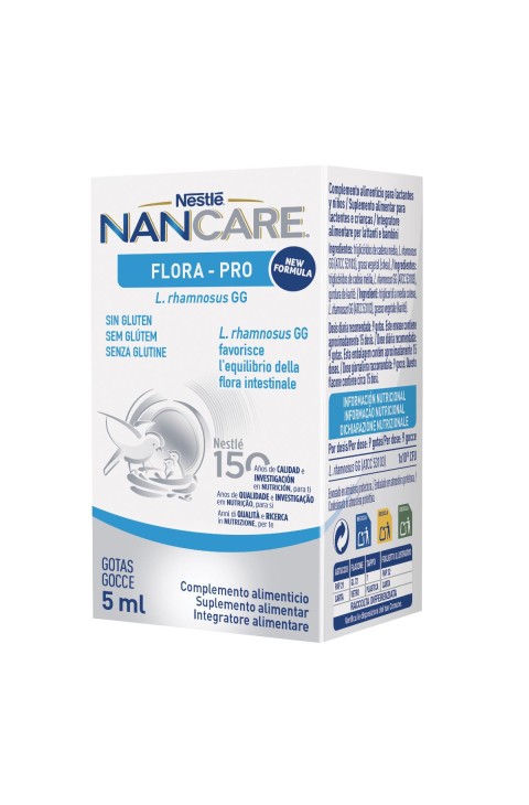 Nancare - Flora Pro Integratore Alimentare Lattanti e Bambini Gocce, 5ml Nancare - Flora Pro Integratore Alimentare Lattanti e Bambini Gocce, 5ml