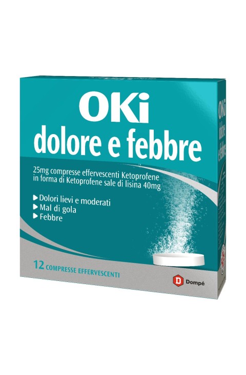 OKI DOLORE E FEBBRE*12CPR EFF OKI DOLORE E FEBBRE*12CPR EFF