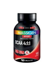 Massigen Sport Bcaa 4:1:1 Aminoacidi Ramificati 100 Compresse
