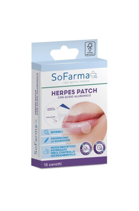 HERPES PATCH IALURONICO 15PZ SF+