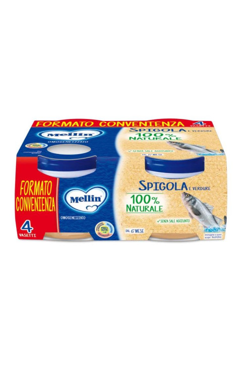 Mellin Omogeneizzato Spigola 4X80