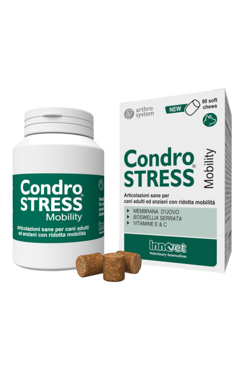 Condrostress Mobility Integratore Articolazioni Del Cane 90 Soft Chews
 Condrostress Mobility Integratore Articolazioni Del Cane 90 Soft Chews