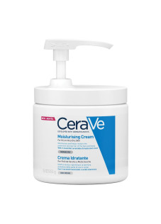 CeraVe Crema Corpo Idratante Pelle Molto Secca con Dispenser, 454ml CeraVe Crema Corpo Idratante Pelle Molto Secca con Dispenser, 454ml