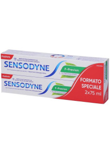 Sensodyne F-previon denti forti e gengive sane con tripla azione pulizia 2 x 75ml