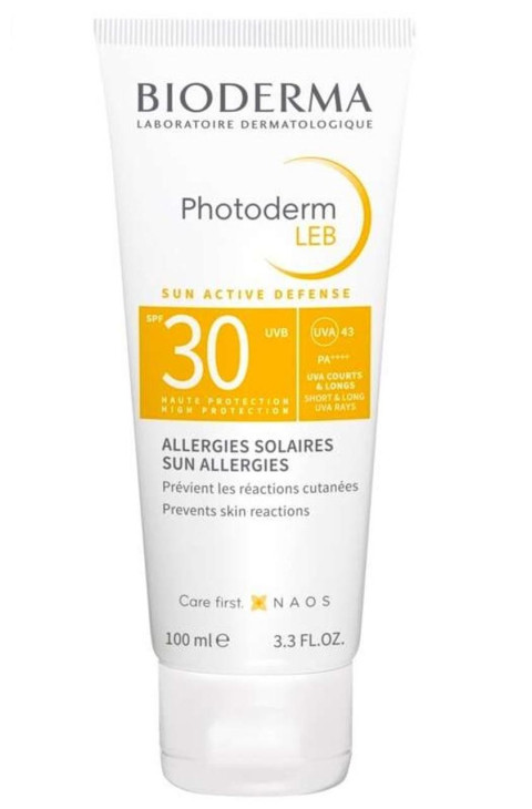 Bioderma - Photoderm Leb Allergia Solare Crema Spf30+ Confezione 100 Ml Bioderma - Photoderm Leb Allergia Solare Crema Spf30+ Confezione 100 Ml