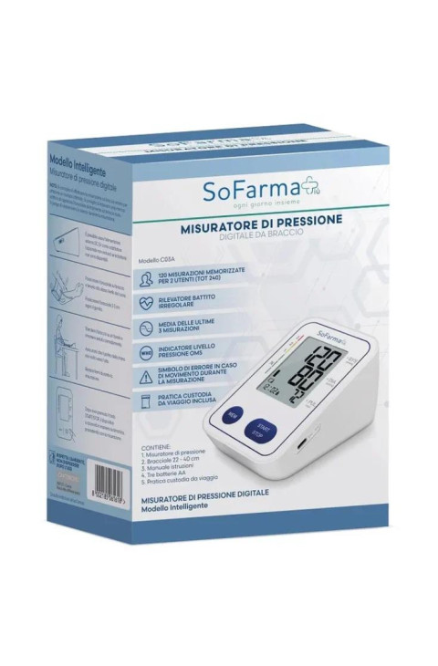 SoFarmaPiù Misuratore di Pressione Digitale da Braccio SoFarmaPiù Misuratore di Pressione Digitale da Braccio
