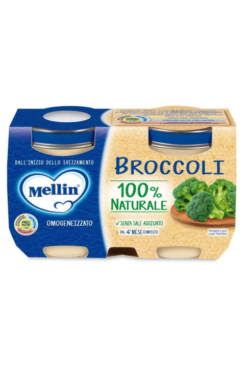 Mellin Omogeneizzato Broccoli 2X125G Mellin Omogeneizzato Broccoli 2X125G