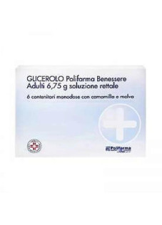 Glicerolo Poli Adulti 6,75 G Soluzione Rettale 6 Contenitori Monodose Con Camomilla E Malva