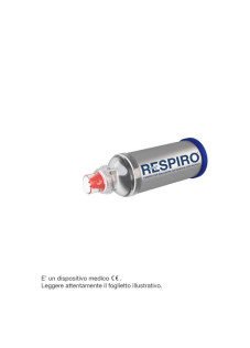 Distanziatore respiro camera per inalazione antistatica con valvola respiro