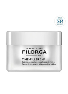 Filorga Time Filler - 5XP Crema Correttiva per 5 Tipi di Rughe Viso Collo, 50ml