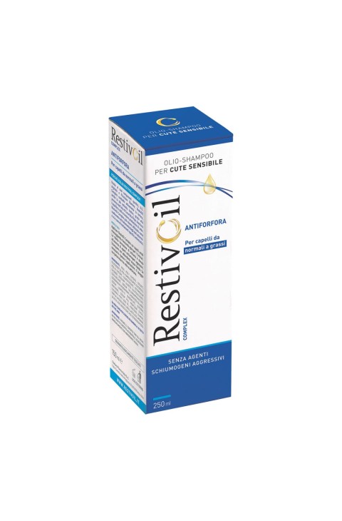 RestivOil Complex Antiforfora Olio-Shampoo per Capelli da Normali e Grassi,250ml
