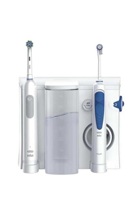 Oral-B Idropulsore + Spazzolino Elettrico Pro Series 1 con Testine di Ricambio