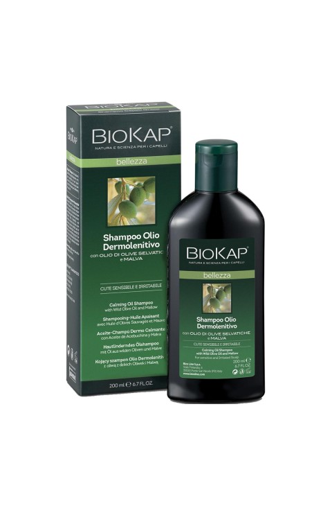 Bios Line BioKap Bellezza - Shampoo Olio Dermolenitivo per la Cute Sensibile e Irritabile, 200ml Bios Line BioKap Bellezza - Shampoo Olio Dermolenitivo per la Cute Sensibile e Irritabile, 200ml