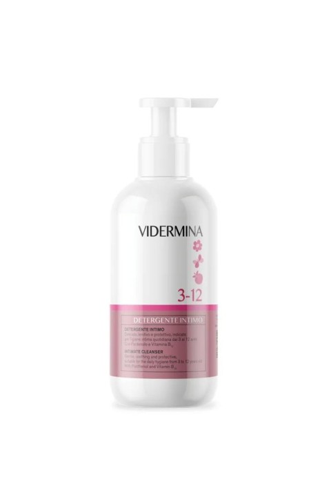 Vidermina Intima - Detergente Intimo Quotidiano per Bambini 3-12 Anni, 250ml