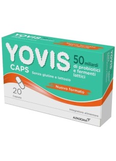 Yovis Caps Integratore 50 Miliardi di Fermenti Lattici Vivi, 20 Capsule