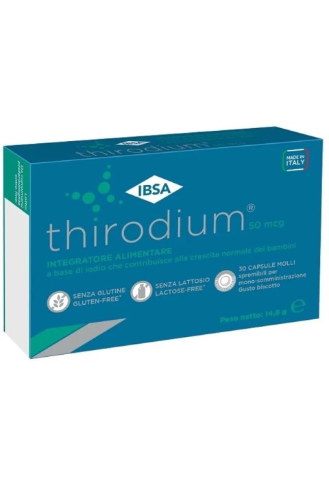 Thirodium Integratore Di Iodio 50mcg 30 Capsule Molli
Thirodium Integratore Di Iodio 50mcg 30 Capsule Molli