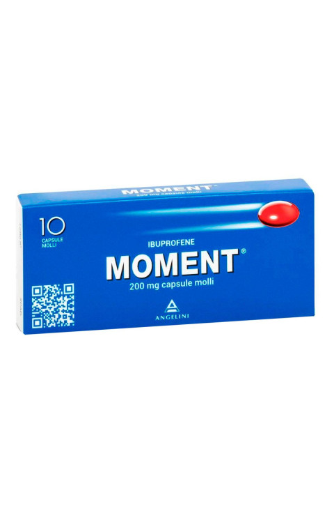 Moment 200mg Ibuprofene Antidolorifico, 10 Capsule Molli