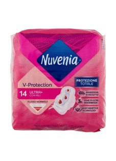 Nuvenia V-protection - Ultra Assorbenti con Ali Flusso Normale, 14 assorbenti
