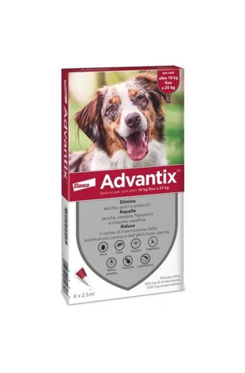 ADVANTIX SPOT ON*6PIP 10-25KG