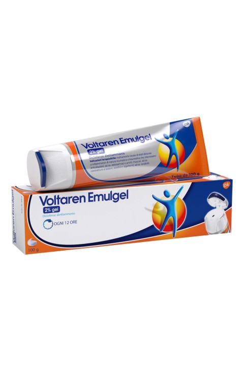 Voltaren Emulgel 2% Antinfiammatorio Locale Diclofenac per Dolori Muscolari e Dolori Articolari, 100g