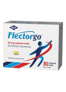 Flectorgo 25mg Diclofenac Epolamina Antidolorifico, 30 Capsule Molli