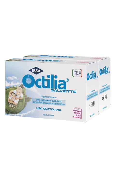 Ibsa Octilia salviette perioculari uso quotidiano 20 garze monouso