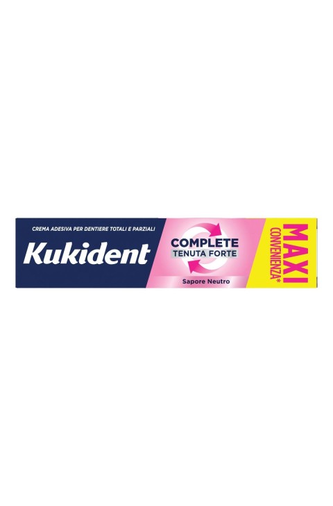 Kukident Complete Sapore Neutro Pasta Adesiva per Dentiere 70g