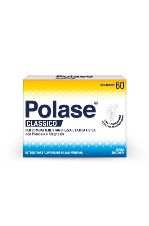 Polase Classico Sali Minerali Magnesio Potassio Senza Zucchero, 60 Compresse