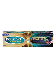 Polident Power Max Supreme crema adesiva per protesi 40 grammi