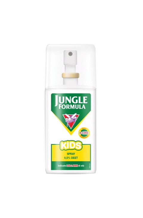 Perrigo Jungle Formula Kids 9,5% DEET Spray Repellente Anti-Zanzare, 75ml