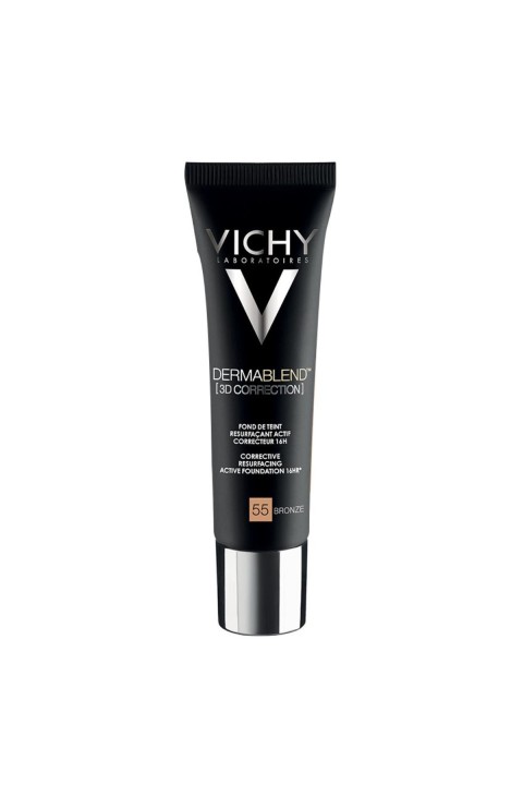 Vichy Dermablend 3d Fondotinta Coprente Per Pelle Grassa Con Imperfezioni Tonalità 55 30ml