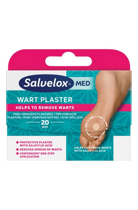 SALVELOX MED WART PLASTER 20PZ