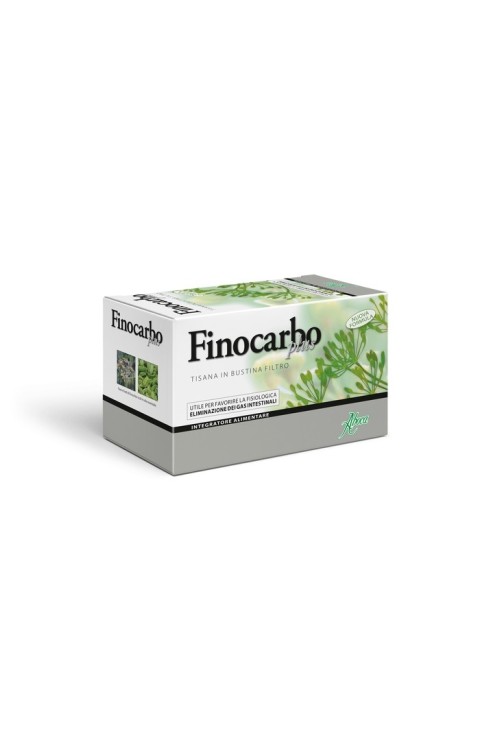 Aboca Finocarbo Plus - Tisana Eliminazione Gas Intestinali, 20 Filtri