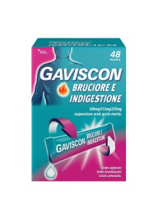 Gaviscon bruciore e indigestione*48 bust 500 mg + 213 mg + 325 mg