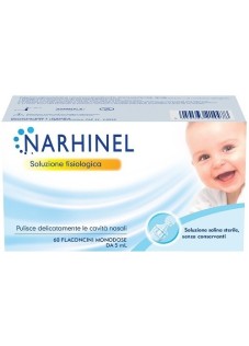Narhinel Soluzione Fisiologica per Aspiratore Nasale 60 Flaconcini da 5ml