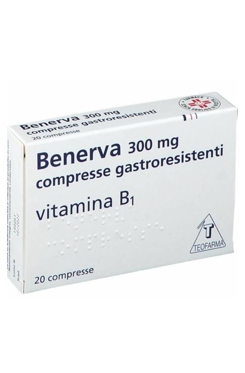 Benerva vitamina b1 300mg 20 compresse